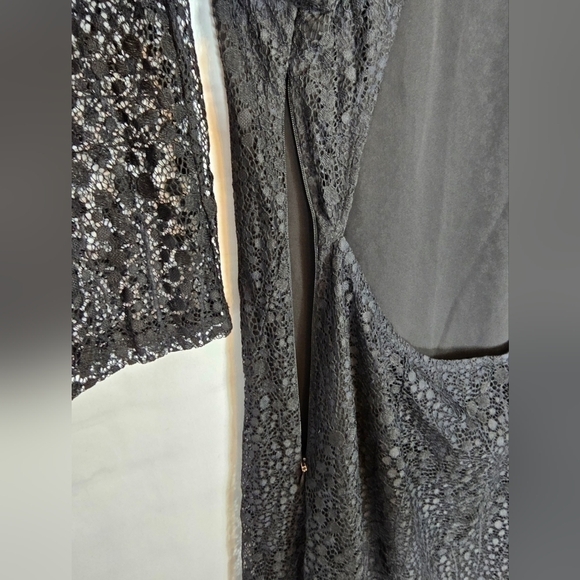 & Other Stories black cut-out backless midi dress in size 10  NWOT - Picture 6 of 6